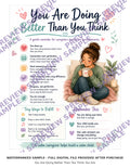 You Are Doing Better Than You Think You Are