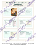 Workshop 3 Educator Emotional Regulation