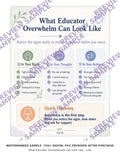 What Educator Overwhelmen Can Look Like - Lilac