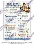 Trauma Informed Fact Sheet For Educators