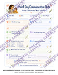 Parent Hard Day Communication Note Template