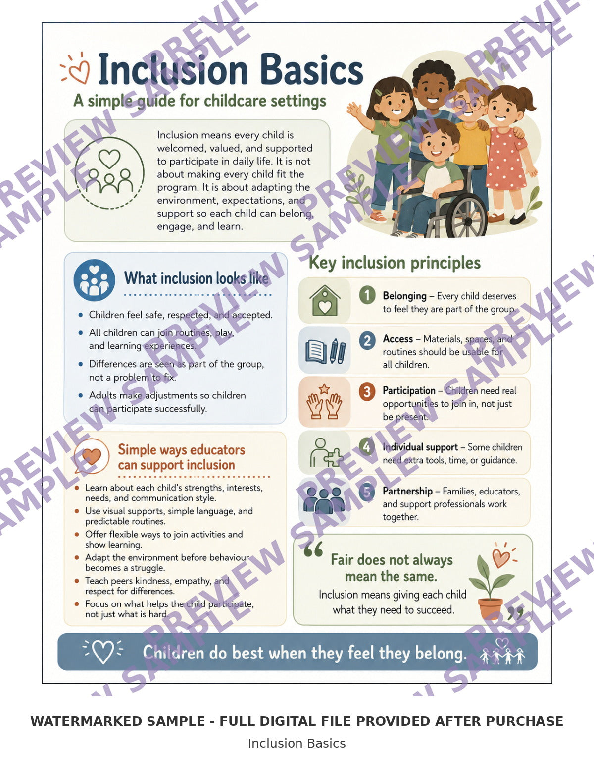 Inclusion Basics
