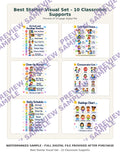 Best Starter Visual Set - 10 Classroom Supports